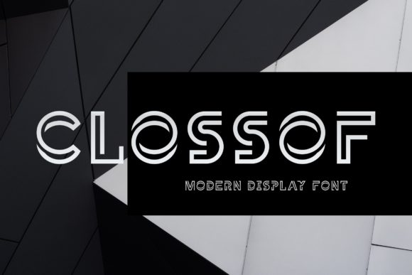 Clossof Font - Featured Image