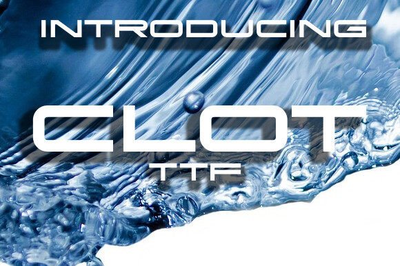 Clot Font - Featured Image