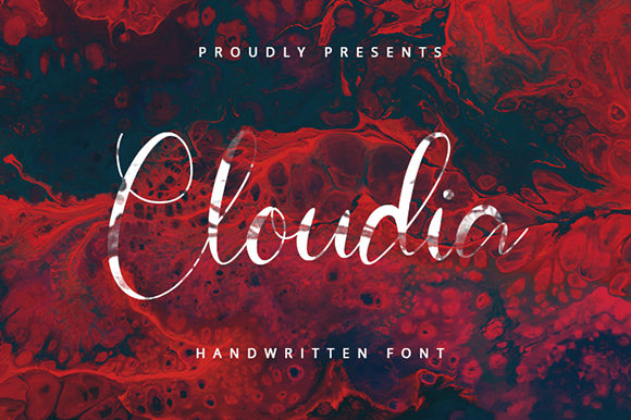 Cloudia Font - Featured Image