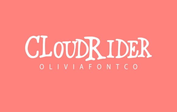 Cloudrider Font - Featured Image