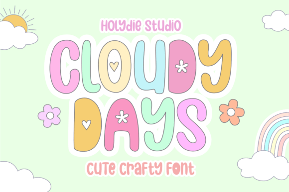 Cloudy Days Font - Featured Image