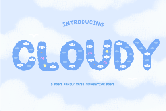Cloudy Font - Featured Image