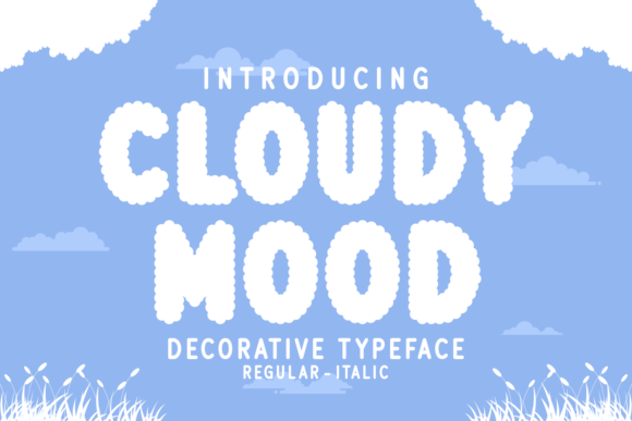 Cloudy Mood Font - Featured Image