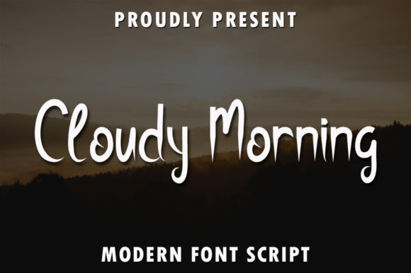 Cloudy Morning Font - Featured Image