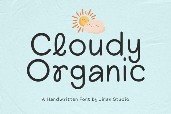 Cloudy Organic Font - Featured Image