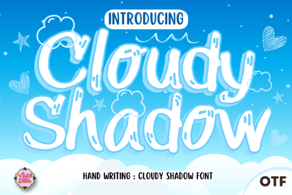 Cloudy Shadow Font - Featured Image