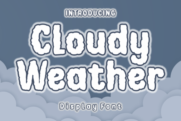 Cloudy Weather Font - Featured Image