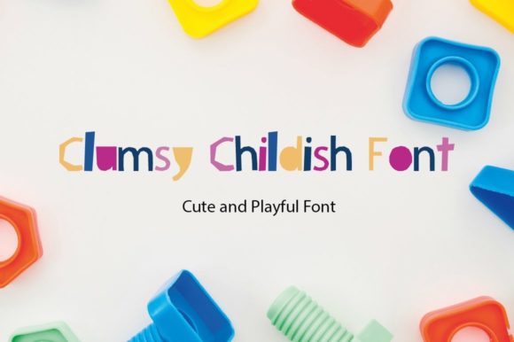 Clumsy Childish Font - Featured Image