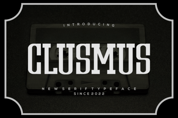 Clusmus Font - Featured Image