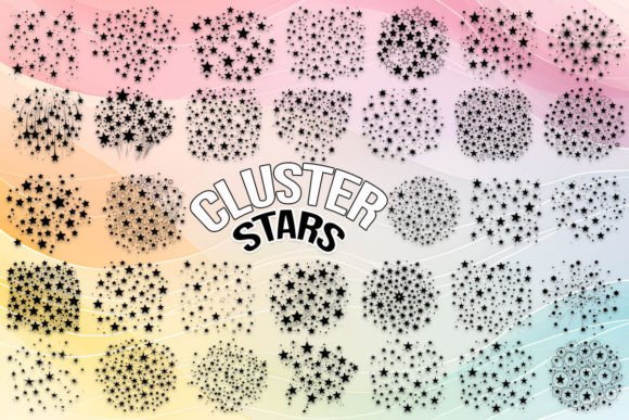 Cluster Stars Font - Featured Image