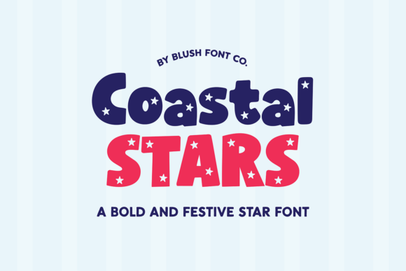 Coastal Stars Font - Featured Image