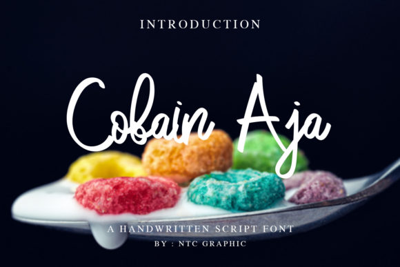 Cobain Aja Font - Featured Image