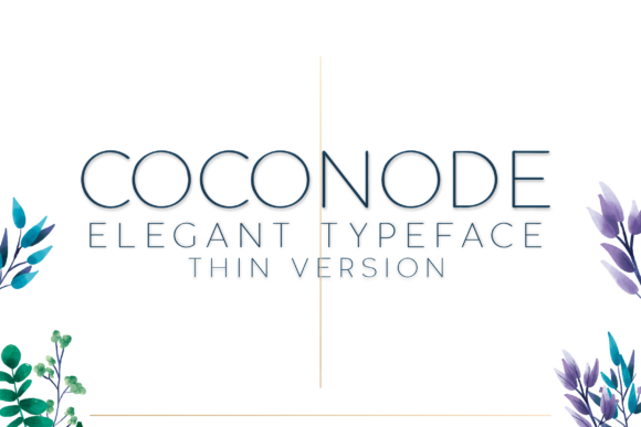 Coconode Thin Font - Featured Image