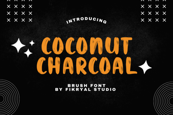 Coconut Charcoal Font - Featured Image