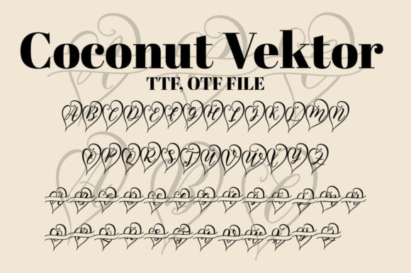 Coconut Vector Font - Featured Image