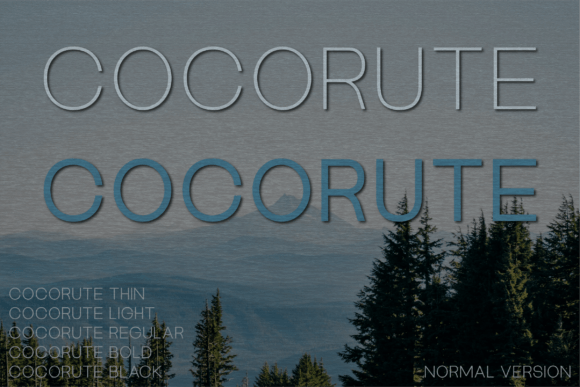 Cocorute Font - Featured Image