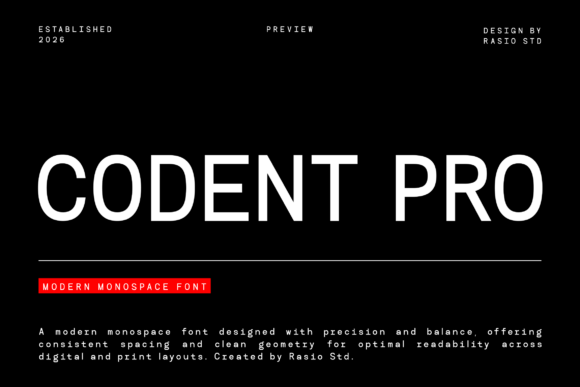Codent Pro Font - Featured Image