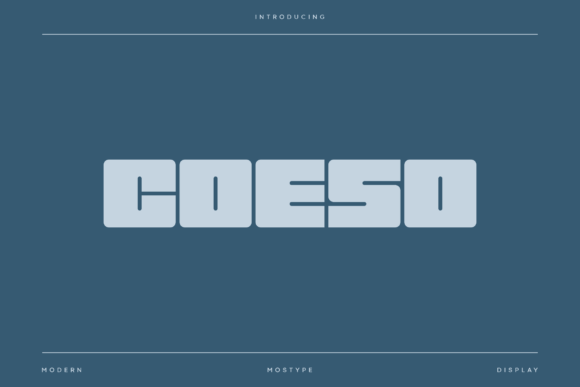 Coeso Font - Featured Image
