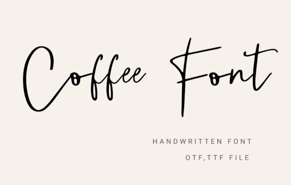 Coffee Font - Featured Image