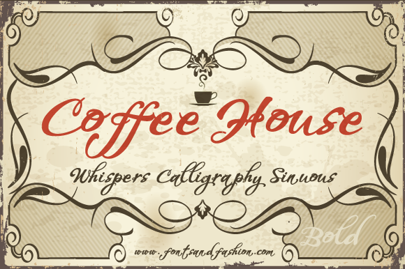 Coffee House Font - Featured Image