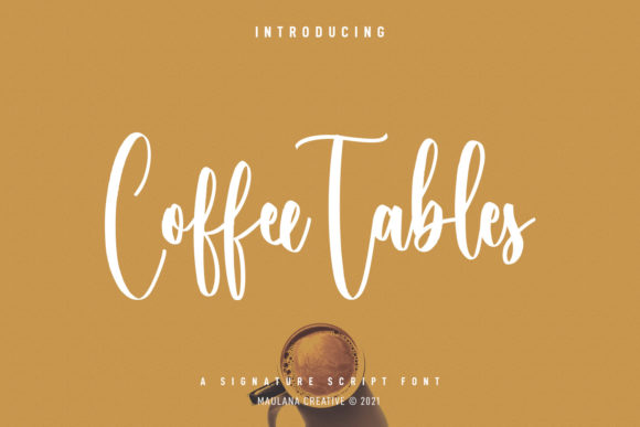 Coffee Tables Script Font - Featured Image