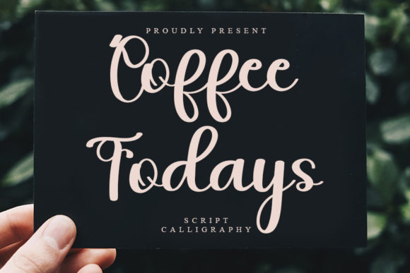 Coffee Todays Font - Featured Image