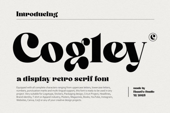 Cogley Font - Featured Image