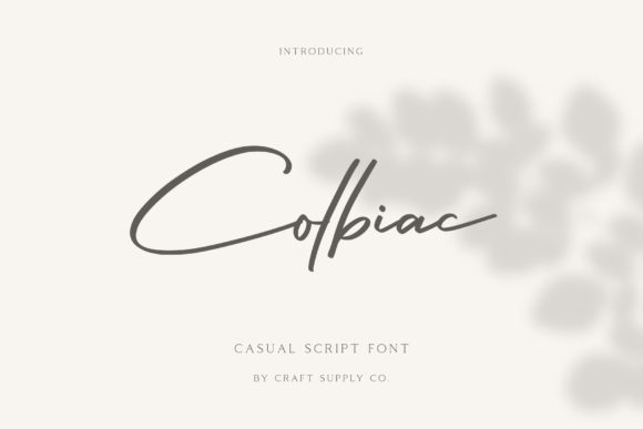 Colbiac Font - Featured Image