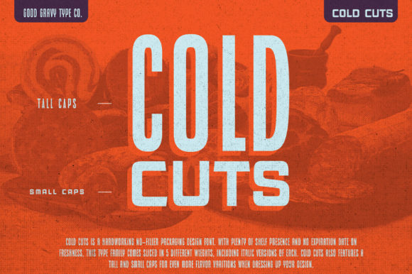 Cold Cuts Font - Featured Image