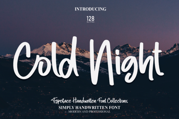 Cold Night Font - Featured Image