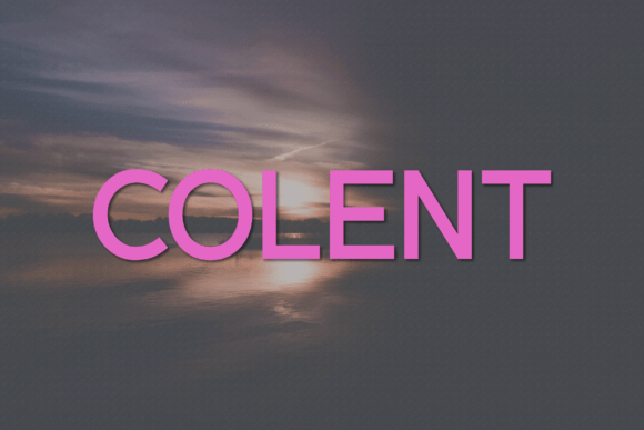 Colent Font - Featured Image