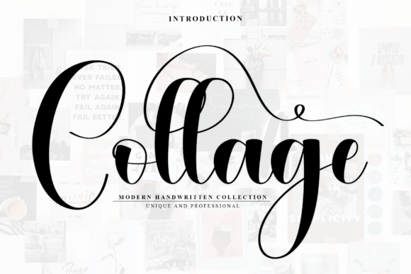 Collage Font - Featured Image