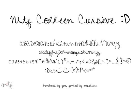 Colleen Cursive Font - Featured Image