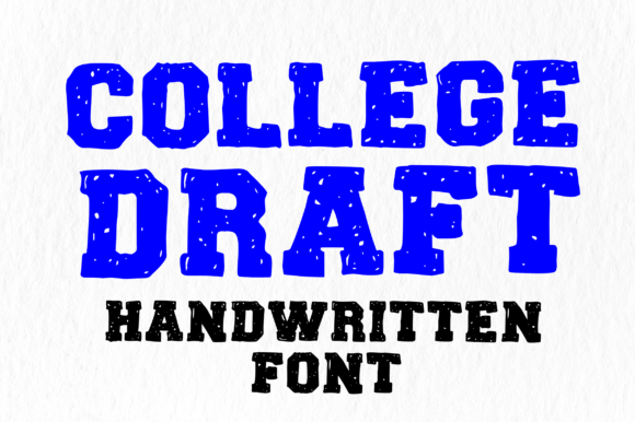 College Draft Font - Featured Image