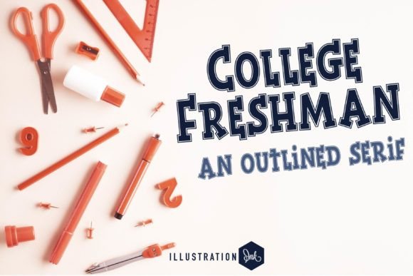 College Freshman Font - Featured Image