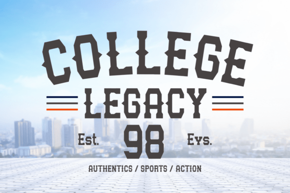 College Legacy Font - Featured Image