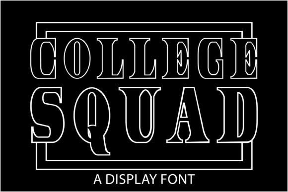 College Squad Font - Featured Image