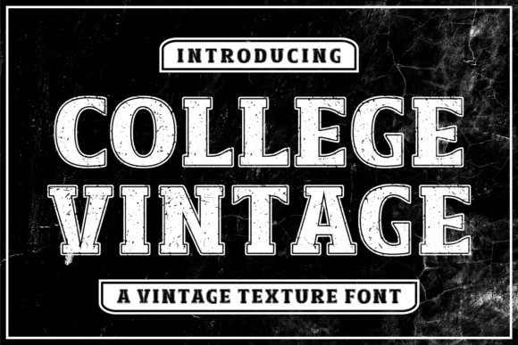 College Vintage Font - Featured Image