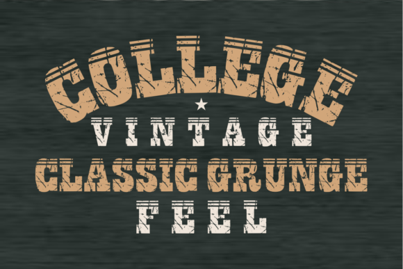 College Vintage Font - Featured Image