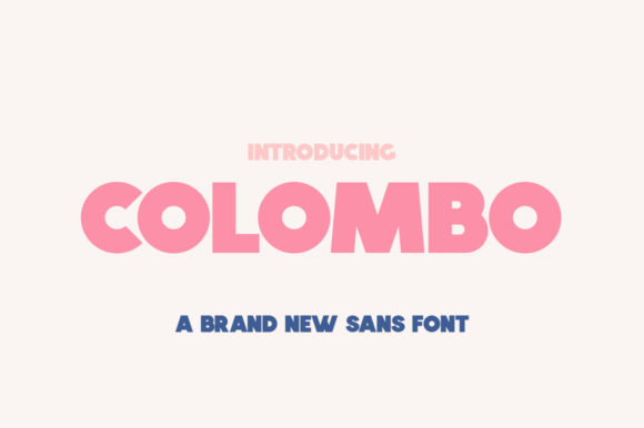 Colombo Font - Featured Image