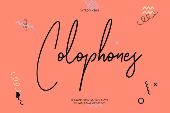 Colophones Font - Featured Image