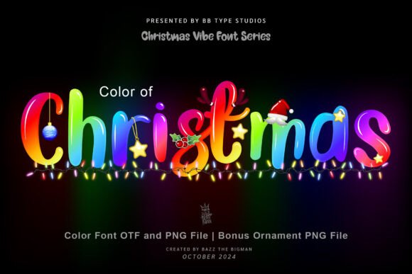 Color of Christmas Font - Featured Image
