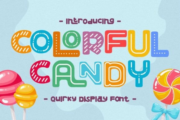Colorful Candy Font - Featured Image