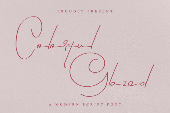 Colorful Glazed Font - Featured Image