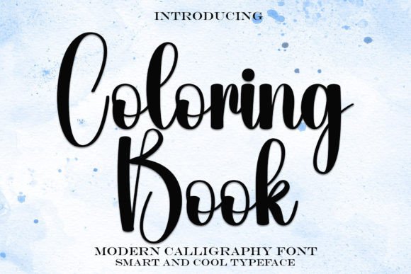 Coloring Book Font - Featured Image