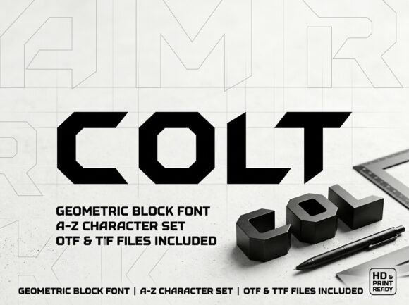 Colt Font - Featured Image