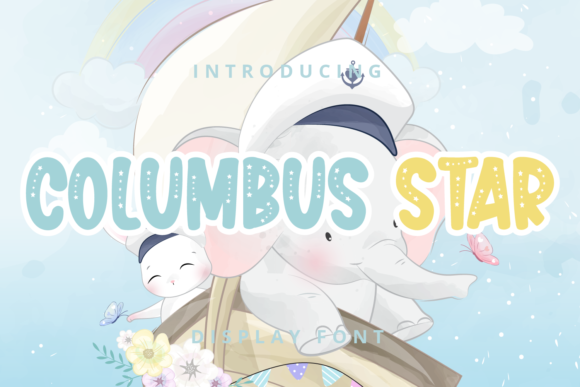 Columbus Star Font - Featured Image