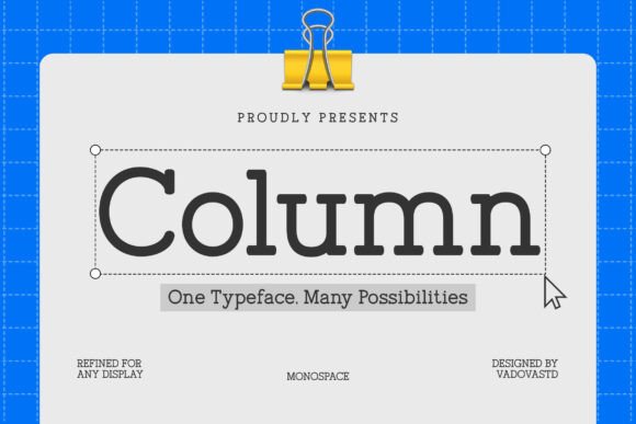Column Font - Featured Image