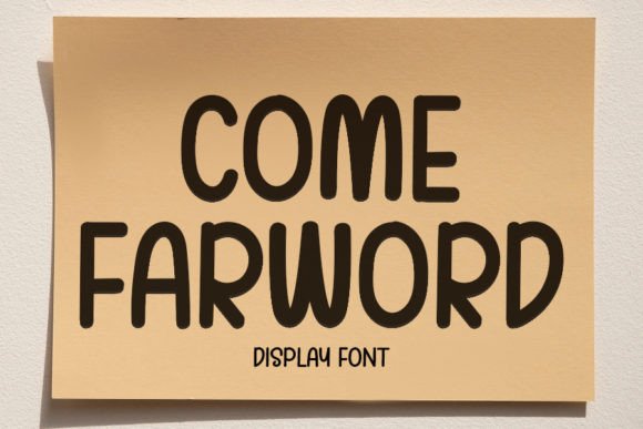Come Farword Font - Featured Image