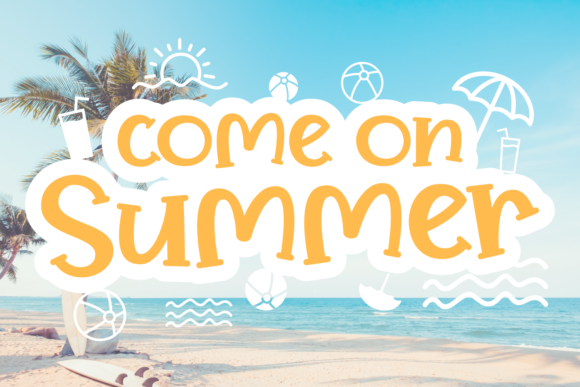 Come on Summer Font - Featured Image